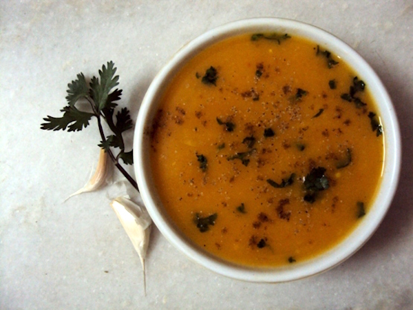 vegan soups - sweet potato and tomato soup