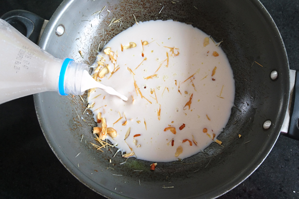 almond milk payasam