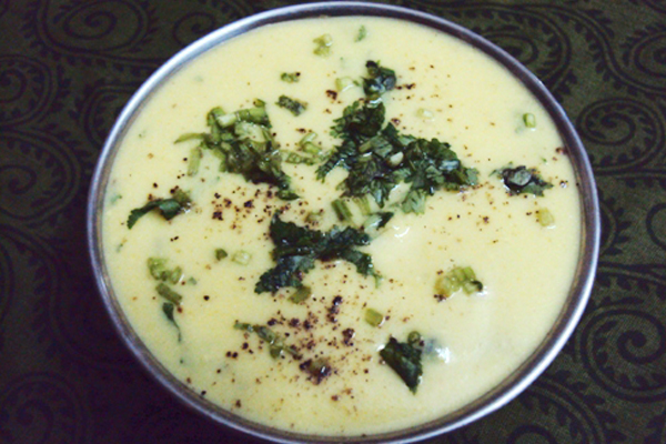 vegan kadhi recipe