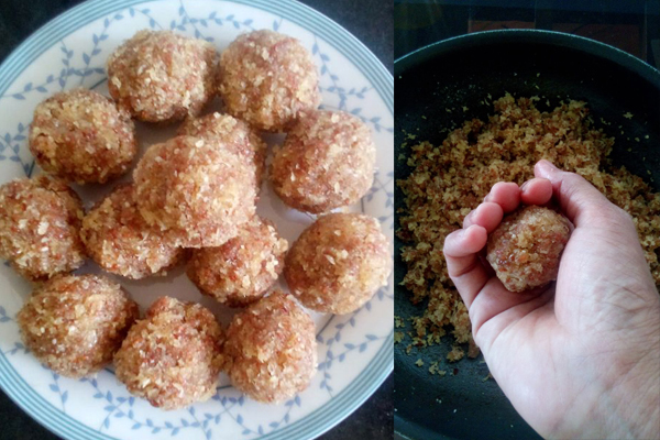 aliv ladoo recipe, watercress seeds ladoo