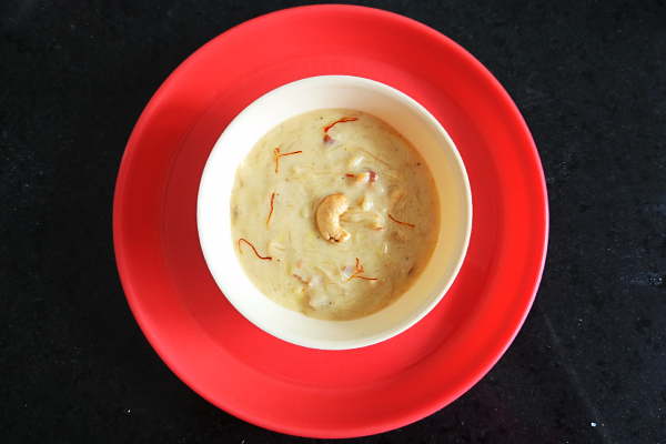 vegan kheer, payasam recipe