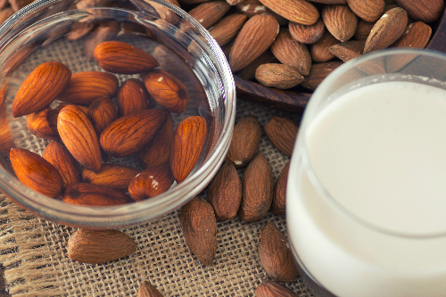 homemade almond milk