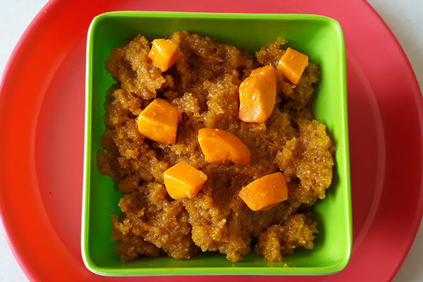 vegan halwa mango