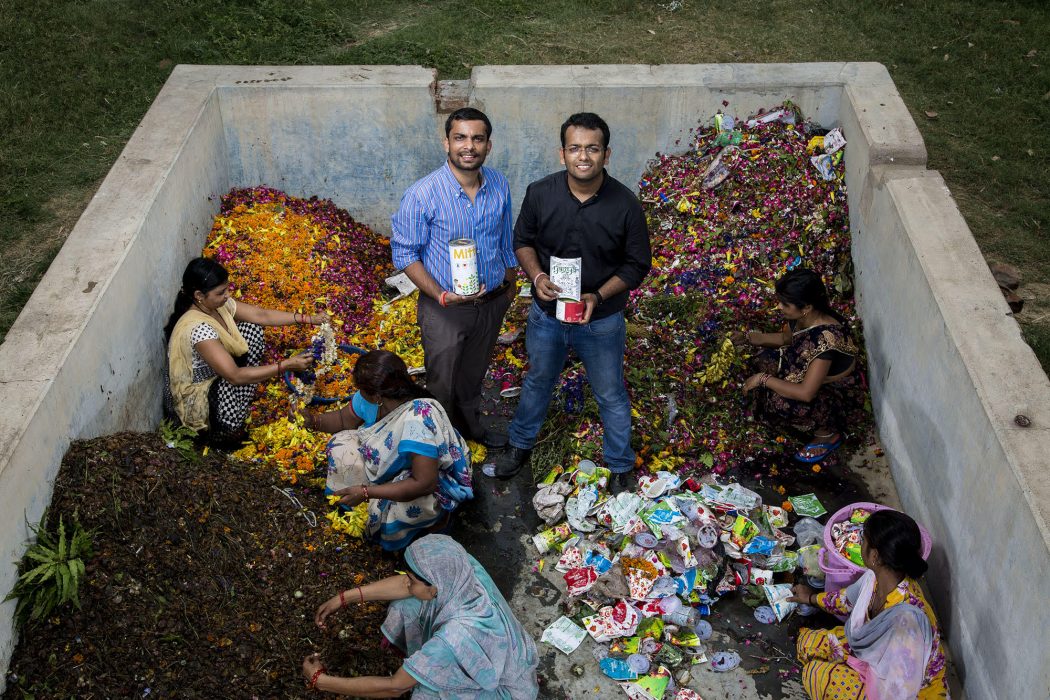 Fleather, flower waste, ganga